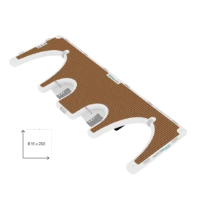 Yachtbeach Toy Dock 6.16 Dropstich 616 x 205 x 20 cm