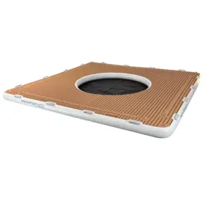 Yachtbeach Relax Platform 4.10x4.10 Grip Teak